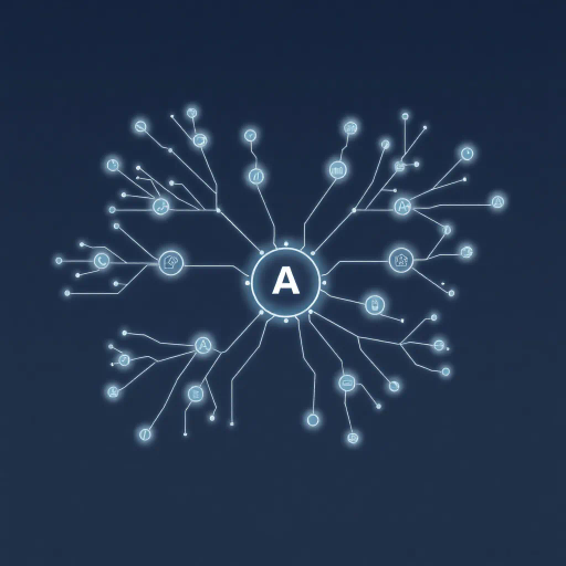 AI mind maps, iconography, light mode, abstract symbolism, minimalistic representation, conceptual design, Hans Hofmann, Bauhaus influence, clean lines, geometric forms, contemporary aesthetics, soft color gradients, futuristic elements, abstract thought, vector art, simplicity, balance, structure, digital canvas, modern interface, cognitive mapping, algorithmic patterns, visual hierarchy, innovation, clarity of design, high contrast, seamless integration, dynamic layouts