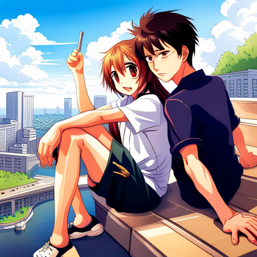 Japanese animation, school, friendship, gender, youth, adolescence, coming-of-age, emotions, relationships, innocence, nostalgia, vibrant colors, animated expressions, dynamic poses, manga, energetic, playful, youthful energy