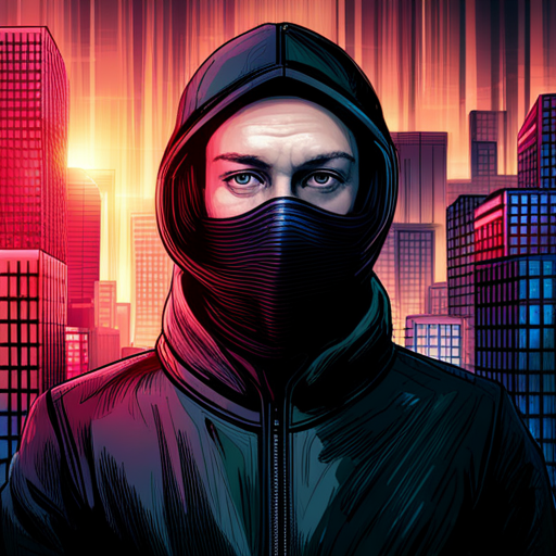 a hacker navigating a dystopian world, surveillance, data mining, cyber crime, anonymity, algorithm, black market, code breaking, information overload, glitch art, conspiracy theory, global network, digital footprint, security breach, deep web, net neutrality, technological advancement, data privacy, virtual reality, subversive tactics