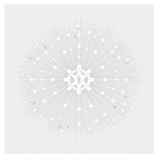 AI mind maps, iconography, light mode, abstract symbolism, minimalistic representation, conceptual design, Hans Hofmann, Bauhaus influence, clean lines, geometric forms, contemporary aesthetics, soft color gradients, futuristic elements, abstract thought, vector art, simplicity, balance, structure, digital canvas, modern interface, cognitive mapping, algorithmic patterns, visual hierarchy, innovation, clarity of design, high contrast, seamless integration, dynamic layouts