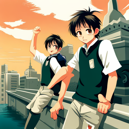 manga, character, illustration, teenager, friendship, group, school uniform, adolescence, relationships, coming-of-age, slice of life, emotions, school life