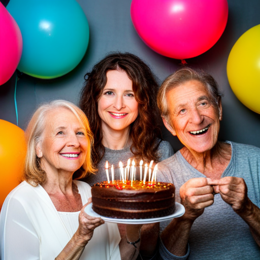 birthday picture, body of the mail, color, composition, lighting, emotion, perspective, movement, scale, framing