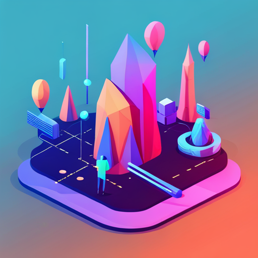 low-poly, news, AI, signal, app icon, geometric shapes, technology, digital art