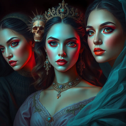 ethereal woman, renaissance lighting, dramatic contrasts, vibrant hues, delicate textures, impressionist influences, emotionally evocative, modern twist, surrealism undertones, dynamic composition, fluid movement, Baroque era inspiration, intricate details, fantastical elements, cultural richness, harmonious balance, mythical aura, expressive gesture, lively ambiance, magical realism, soft brushstrokes, timeless beauty