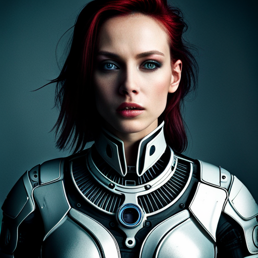 cybernetic enhancements, dystopian future, post-apocalyptic society, robotics, artificial intelligence, military technology, biomechanical design, futuristic weaponry, human augmentation, global catastrophe, cyberpunk aesthetics