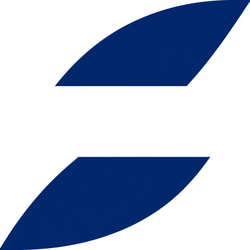 ultra minimalism, bold geometric design, clean lines, solid indigo color, #3D63DD, pure abstract letterform, modern vector aesthetics, white void background, symmetry, simplicity, mid-century modern influences, structural clarity, spatial balance, elegant composition, artistic reduction, iconic branding, visual harmony, shape exploration, vivid indigo contrast, negative space utilization, M letterform essence