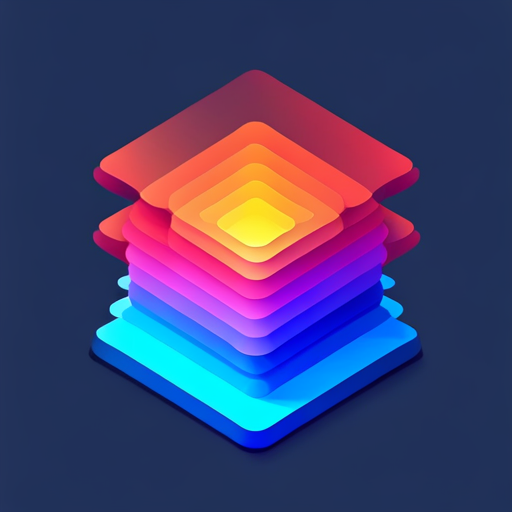 Signal processing, noise reduction, app icon design, creative concepts, small scale art, minimalism, color contrast, geometric shapes, modern art, Frank Stella, monochromatic color scheme, minimalistic composition, low polygon count, symmetrical balance, vector graphics, soft lighting, simple forms, abstract shapes