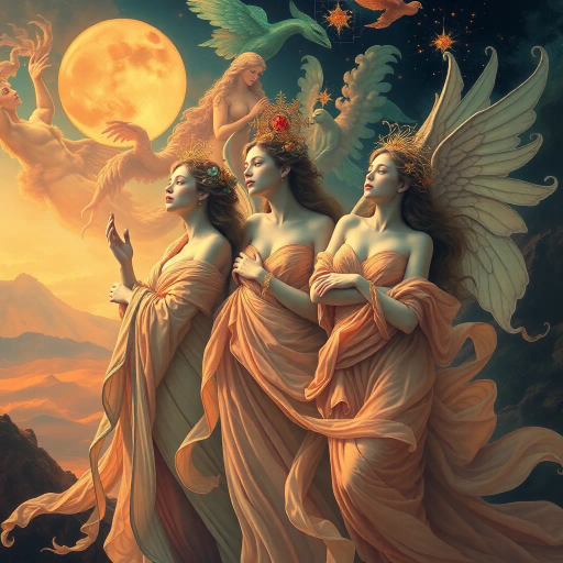 Renaissance elegance, ethereal beauty, chiaroscuro lighting, vibrant palette, emotional resonance, delicate brushstrokes, feminine grace, soft textures, Vermeer influence, serene expression, intricate details, dynamic composition, mystical aura, warm and cool contrasts, classical aesthetic, dreamlike atmosphere, flowing fabrics, cultural nuance, empowered presence, timeless portrait