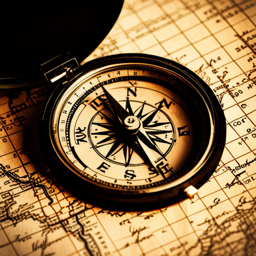 vintage, cartography, navigation, exploration, antique, compass, map, adventure, ancient, old world, historical, expedition, travel, direction, orienteering, time-honored, parchment, discovery, route, globe, seafaring, landmarks, coordinates, topography, exploration