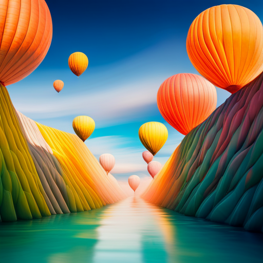 balloons, color, celebration, paper folding, Japanese art, intricate, delicate, craftsmanship, 3D, geometric shapes, whimsical, floating, air, festive, party, cultural tradition, playful, creativity