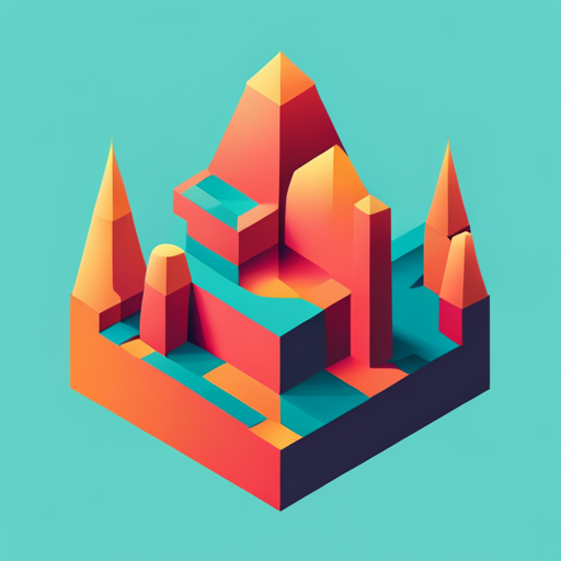 Vector graphics, geometric shapes, abstract forms, digital artwork, generative design, exploration, 3D modeling, minimalism, flat design, low-poly aesthetics