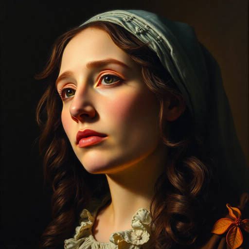 hyper-realism, Gustave Courbet, chiaroscuro, Renaissance revival, luminous highlights, intricate details, vibrant color palette, natural textures, dynamic composition, emotive expressions, human experience, atmospheric perspective, cultural depth, ethereal realism, vivid narrative, classical techniques, life-like portrayal, modern interpretation, symbolic elements, sophisticated brushwork, timeless essence, thoughtful framing, subtle gradients, evocative mood, refined precision, balance and harmony, layered storytelling, immersive ambiance, visual depth