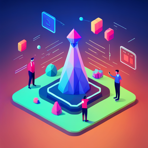 low-poly, news, artificial intelligence, signal, app icon, dribbble