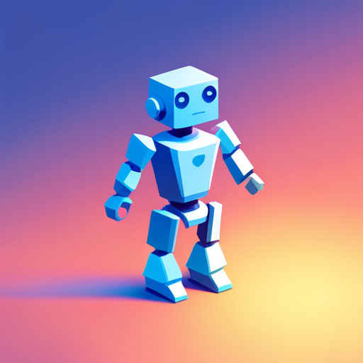 Isometric, plastic, bot, app, low polygon, futuristic, mechanical, geometric, digital synthesis, 3D, modeling compound, texture, scale, design