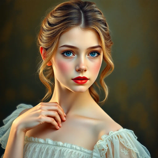 cute girl, full body, photorealistic, John Singer Sargent, vivid colors, soft lighting, intricate details, lifelike textures, modern fashion, heartfelt expression, enchanting pose, realism, delicate features, soft lines, subtle shadows, harmonious composition, contemporary influence, gentle movement, natural background, emotional depth, warm atmosphere, artist's vision, dynamic perspective, elegance, cinematic framing, expressionistic approach, vibrant palette, ethereal lighting, nuanced textures, refined pose, intimate gaze, serene mood, lush scenery, artistic interpretation, immersive environment