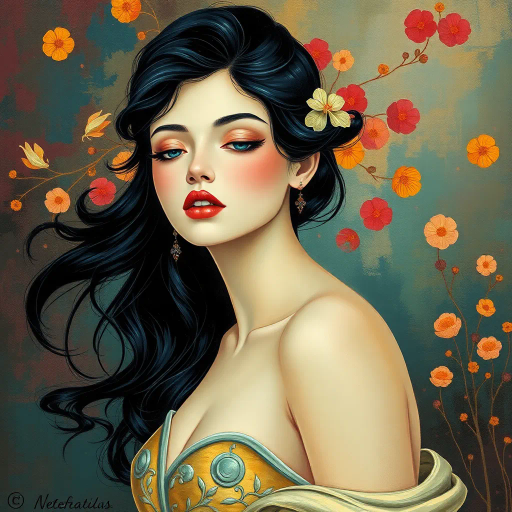 elegant femmes, graceful posture, intricate fashion, ethereal beauty, soft lighting, romantic era, impressionistic brushstrokes, pastel hues, delicate textures, feminine elegance, serene expressions, renaissance influences, flowing fabrics, atmospheric composition, refined aesthetics, timeless allure, enchanting aura, subtle movement, classical themes, Claude Monet, Edgar Degas, Raphael, chiaroscuro, delicate pastels, harmonious balance, historical richness, fine detail, luminous glow, cultural grace, narrative depth, portraiture, emotive grace, evocative ambiance