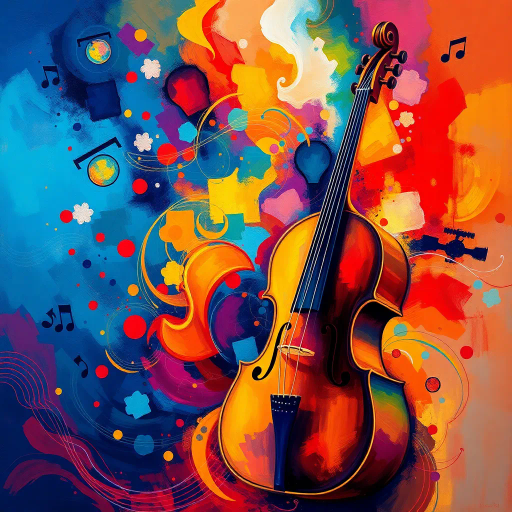 harmony of the spheres, ethereal symphony, aurora borealis, music visualization, cosmic resonance, abstract expressionism, vibrant chroma, Kandinsky influences, flowing melodies, celestial orchestra, dreamlike atmosphere, surreal landscapes, harmonious rhythms, visual synesthesia, universal connection, luminous colors, ethereal light, transcendental experience, spiritual awakening, dimensional journey, divine soundscape, poetic emotion