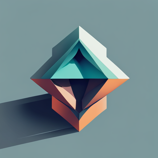 vector, generative art, minimalism, geometric shapes, polygons, bright colors, digital, 3D modeling, exploration, iconography