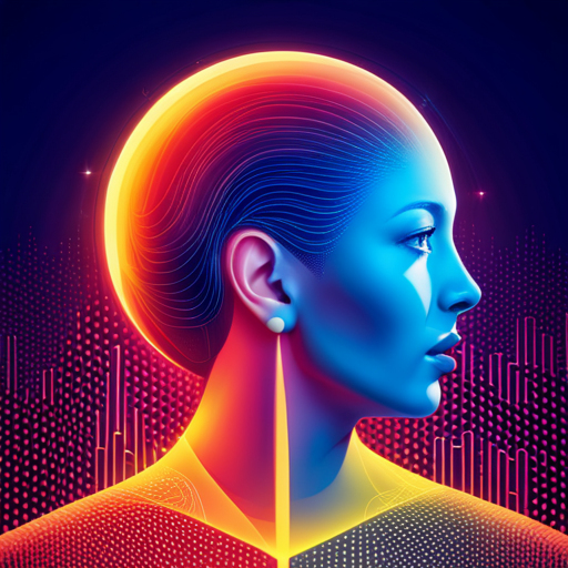 AI, neural networks, deep learning, machine vision, data visualization, futuristic technology, cyberpunk aesthetic, minimalism, geometric shapes, gradients, color blocking