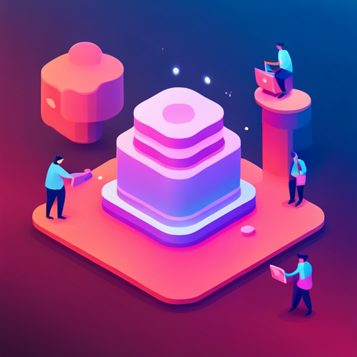 Isometric perspective, Plastic materials, Bot, App mascot, Geometric shapes, Vibrant colors, Low poly technique