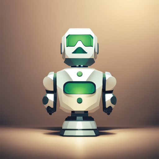 tiny, cute, robot, abstract, symbol, logo, low-poly, white background