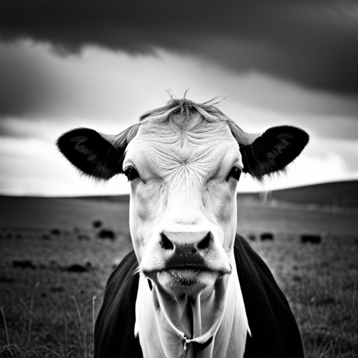 dairy, tab, brand, lactase, cow, black and white photographic