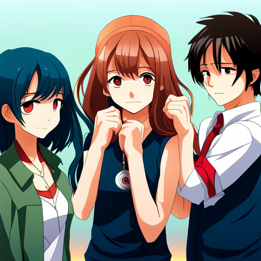 teenager, high school, friendship, group, adolescence, relationships, emotions, slice of life anime