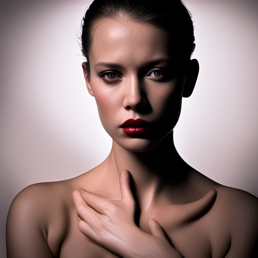 feminine strength, gracefulness, portrait, black and white, soft lighting, emotional expression, beauty, empowerment, contemporary, contrast, delicate features, monochrome, dramatic shadows, timeless elegance, chiaroscuro, Renaissance influence, ethereal mood, fine art, texture, simplicity photographic