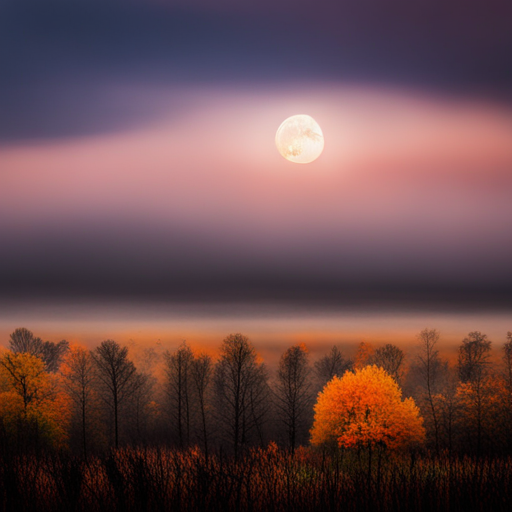 autumn, foliage, colors, golden hour, nature, landscape, impressionism, warm tones, atmospheric, tranquility, fall, season, harvest, harvest moon, misty, earthy, rustic, vibrant, cozy, nostalgic, picturesque, serenity, solitude, melancholy, fall foliage, golden sunlight, misty mornings, pumpkin patches, cozy sweaters, crisp air, changing leaves, bonfire gatherings