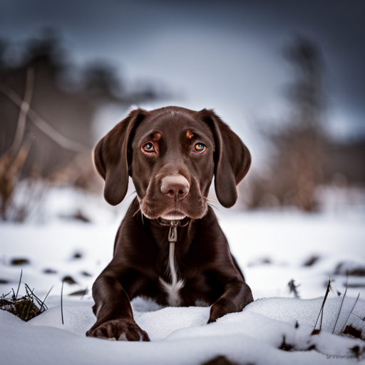 nature, animals, photography, portrait, dog, puppy, German shorthair pointer, cute, adorable, pet, wildlife, outdoor, playful, energetic, curious, German pointer puppy, germa, dogs, pets, sunlight, warm tones, close-up, wagging tail, wet nose, expressive eyes