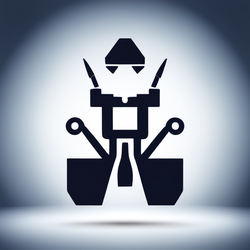 geometric shapes, low-poly, white background, cute, robot