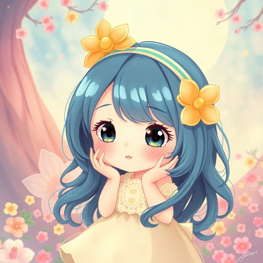 innocent young maiden, charming elegance, ethereal glow, inspired by Yoshitaka Amano, whimsical fantasy, serene ambiance, soft pastel hues, delicate brushwork, intricate lace textures, dreamlike scene, luminous lighting, gentle perspective, emotional warmth, magical atmosphere, fairy tale influences, graceful pose, art nouveau curves, enchanting forest backdrop, mythical creatures, serene expression