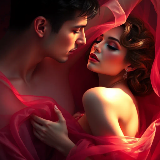 seductive allure, vibrant colors, ethereal lighting, Art Nouveau influence, dramatic curves, soft textures, sensuality, Gustav Klimt inspiration, flowing forms, luxurious detail, romantic mood, intimate ambiance, chiaroscuro, expressive movement, visual poetry, surreal elements, captivating gaze, rich fabric, elegant composition, timeless appeal, fluid lines, emotional depth