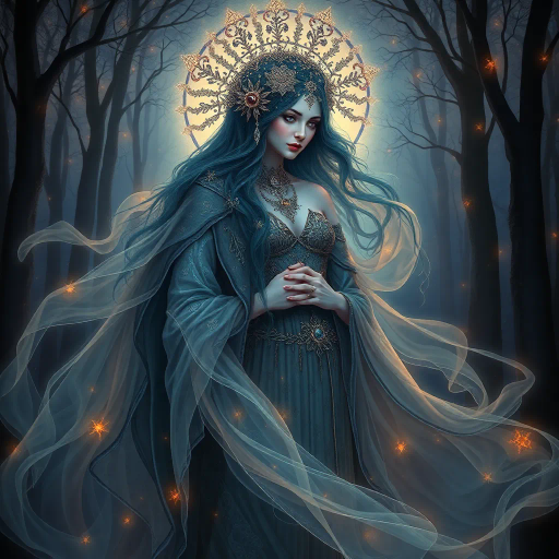 ethereal woman, renaissance lighting, dramatic contrasts, vibrant hues, delicate textures, impressionist influences, emotionally evocative, modern twist, surrealism undertones, dynamic composition, fluid movement, Baroque era inspiration, intricate details, fantastical elements, cultural richness, harmonious balance, mythical aura, expressive gesture, lively ambiance, magical realism, soft brushstrokes, timeless beauty