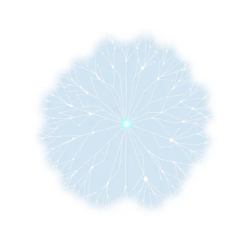 abstract symbolism, minimalist geometry, neural pathways, cognitive networks, ethereal glow, Bauhaus influence, modernist touch, clean lines, simplicity in design, conceptual clarity, monochromatic elegance, rhythmic patterns, sleek finish, futuristic vision, balanced composition, aesthetic harmony, subtle gradients, innovative forms, digital synthesis, harmonious proportion, light mode aesthetics, thought-provoking motifs, contemporary abstraction, soft illumination, conceptual art