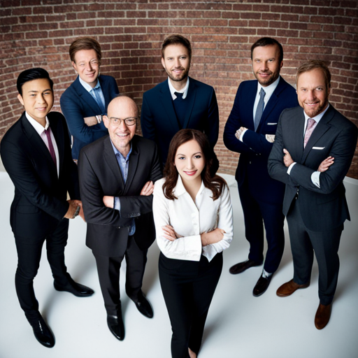 HR, portrait, professional, corporate, black and white, natural lighting, high resolution, headshot, business attire, serious expression, confident, minimalistic background, sharp focus