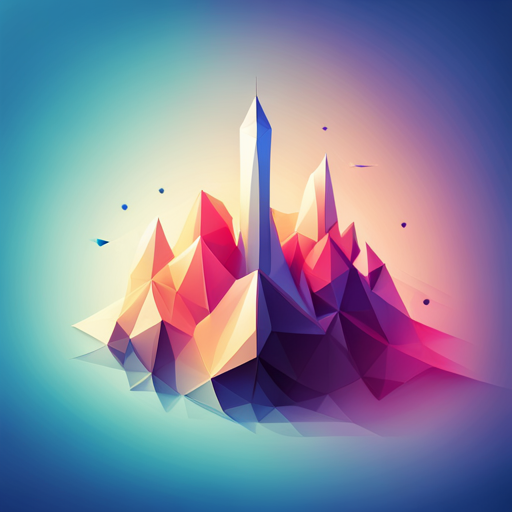 geometric shapes, low-poly modeling, iconography, digital medium, minimalism, isometric perspective, antenna, technology