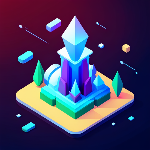 low-poly, news, AI, signal, app icon, geometric shapes, technology, digital art