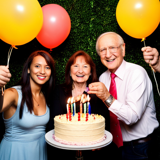 birthday picture, body of the mail, color, composition, lighting, emotion, perspective, movement, scale, framing