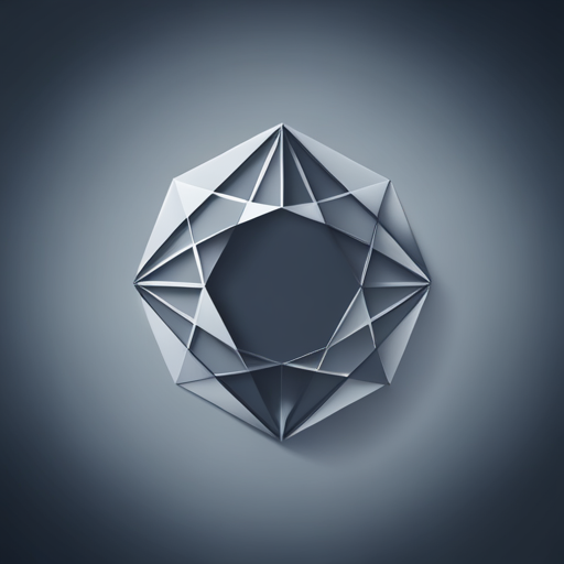 geometric shapes, vector art, compass, navigation, angles, isometric, low-poly, minimalist design