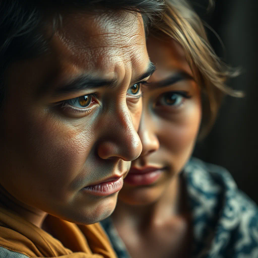 realistic imagery, hyper-realistic details, fine texture, dramatic lighting, contemporary photography, high fidelity, lifelike subjects, emotional depth, vivid colors, sharp focus, natural composition, modern aesthetics, candid moments, intimate perspectives, authentic portrayal, nuanced expressions, raw emotions, soft shadows, light interplay, cultural storytelling, organic forms, meticulous detail, documentary style, atmospheric ambiance, visual realism, realistic environments, tonal richness, expressive content, photographic storytelling, immersive scenes