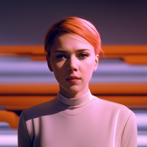 A futuristic cityscape with neon lights and digital skyscrapers, capturing the essence of artificial intelligence. Inspired by the sci-fi film 'Her' directed by Spike Jonze, this artwork portrays a mood of both loneliness and connection, using minimal line quality and muted colors to evoke a sense of detachment and introspection. The portrayal of Samantha, the AI character in the film, is essential for the composition, as her presence is both captivating and eerie at the same time. The use of digital mediums and techniques enhances the futuristic and otherworldly feel of the piece, while cultural influences from Japanese anime and American pop art give it a unique and recognizable style. The space is vast yet intimate, imbued with a sense of narrative and storytelling that transports the viewer into a different reality altogether.