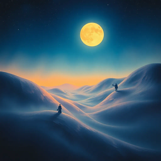 ethereal dreams, surreal landscape, vibrant colors, flowing textures, magical realism, soft lighting, Salvador Dali influences, tranquility, dreamscape, starry night, whimsical elements, peaceful slumber, abstract shapes, gentle curves, serene mood, imaginative world, lucid dreaming, otherworldly atmosphere, intricate details, harmonious balance