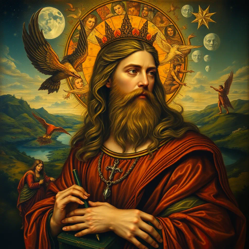 Leonardo da Vinci, Vitruvian Man, surrealism, intricate details, chiaroscuro, renaissance influences, vibrant color palette, geometric harmony, anatomical precision, ethereal lighting, metaphorical elements, dynamic symmetry, imaginative form, timeless elegance, artistic genius, cultural rebirth, intense focus, detailed textures, mystical aura, transformational imagery, expressive linework, captivating composition, historical context