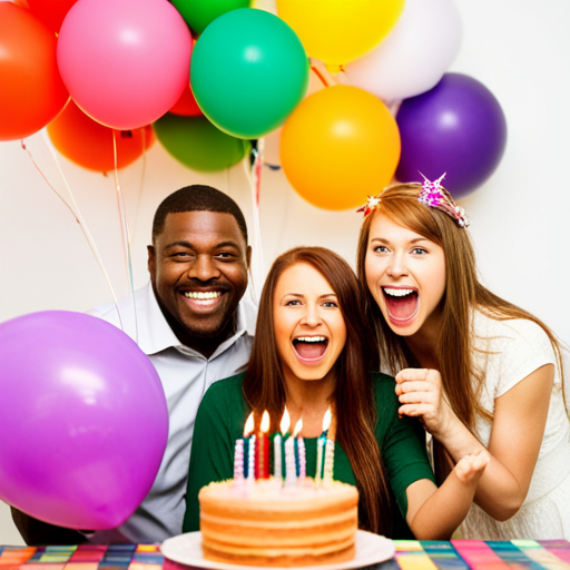 birthday picture, body of the mail, color, composition, lighting, emotion, perspective, movement, scale, framing