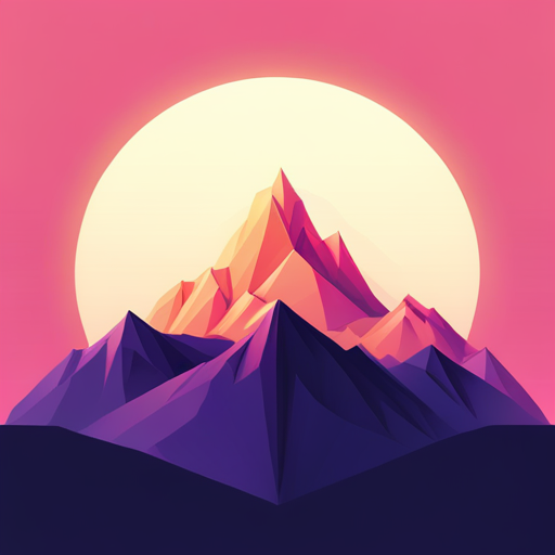 Low Poly, Vector Art, AI Signals, Noise, App Icon, Dribbble