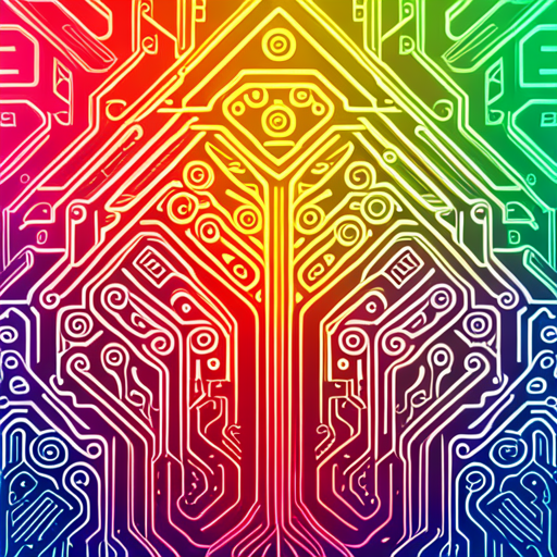 geometric, abstract, vector, digital, cyberpunk, mechanical, technology, robotic, animal, futuristic, neon, electric, vibrant, color blocking, lines, metallic