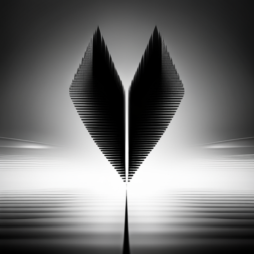 dynamic movement, abstract shapes, contrast, minimalist design, glitch, noise, distortion, white space