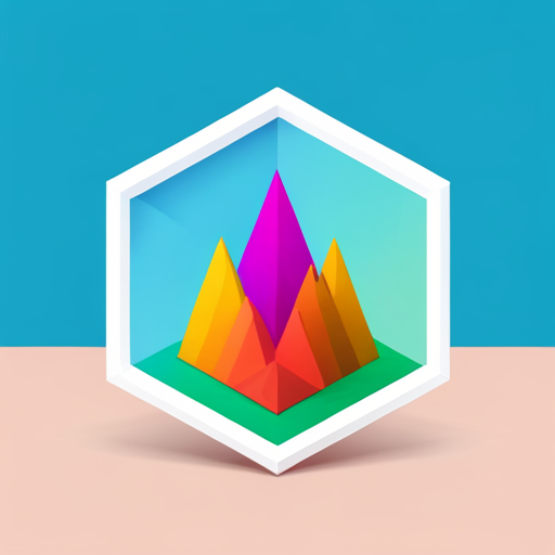 low-poly, news, AI, signal, app icon, geometric shapes, technology, digital futurism, cybernetics, minimalism