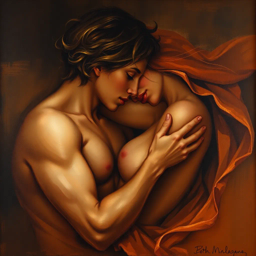 surreal, ethereal, dreamscape, vibrant colors, atmospheric lighting, whimsical elements, harmonious composition, flowing forms, mythological figures, fantasy realms, romanticism, emotional depth, imaginative scenes, art nouveau influences, Gustav Klimt, emotional resonance, narrative storytelling, organic textures, soft focus, sensual undertones, expressive brushwork